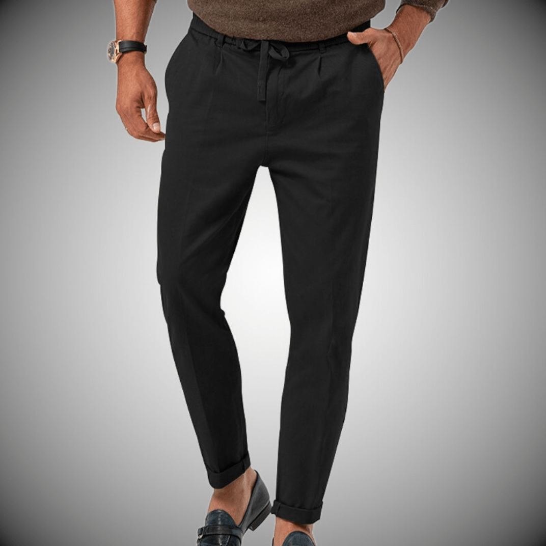Pantaloni da uomo in lino di alta qualità
