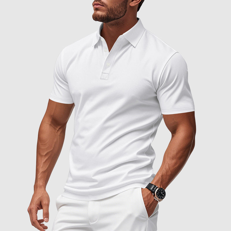 Polo da Uomo Slim Fit a Maniche Corte con Colletto Classico