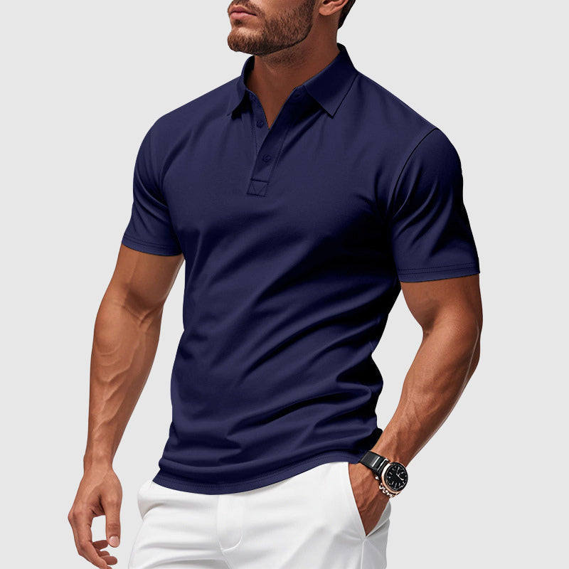 Polo da Uomo Slim Fit a Maniche Corte con Colletto Classico