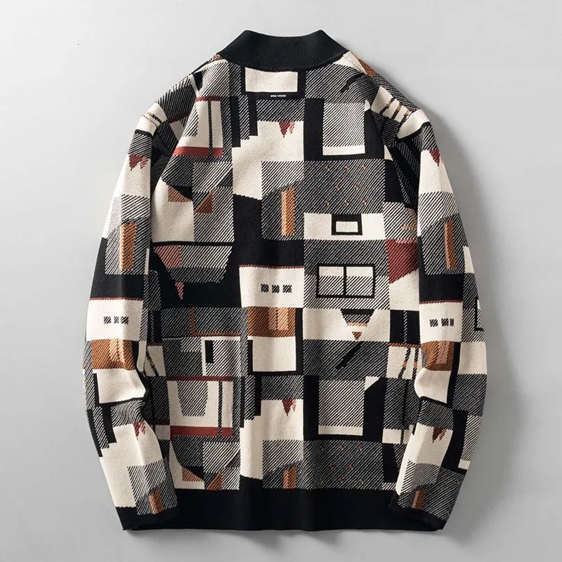 Leo - Abstract Éze wool vest
