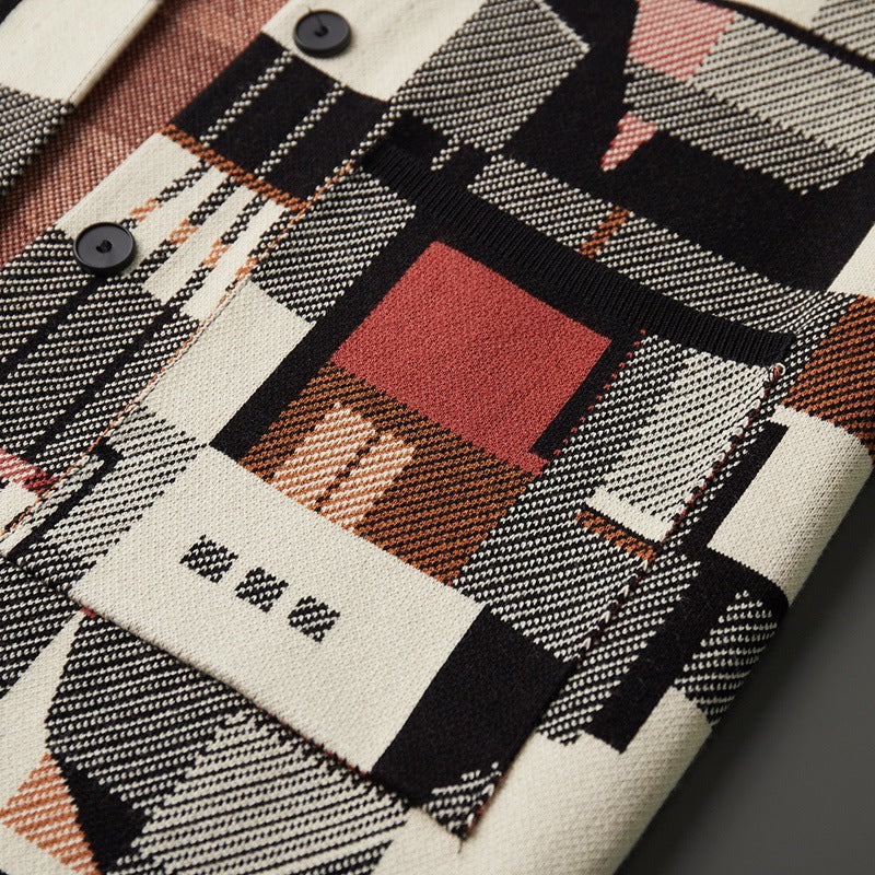 Leo - Abstract Éze wool vest