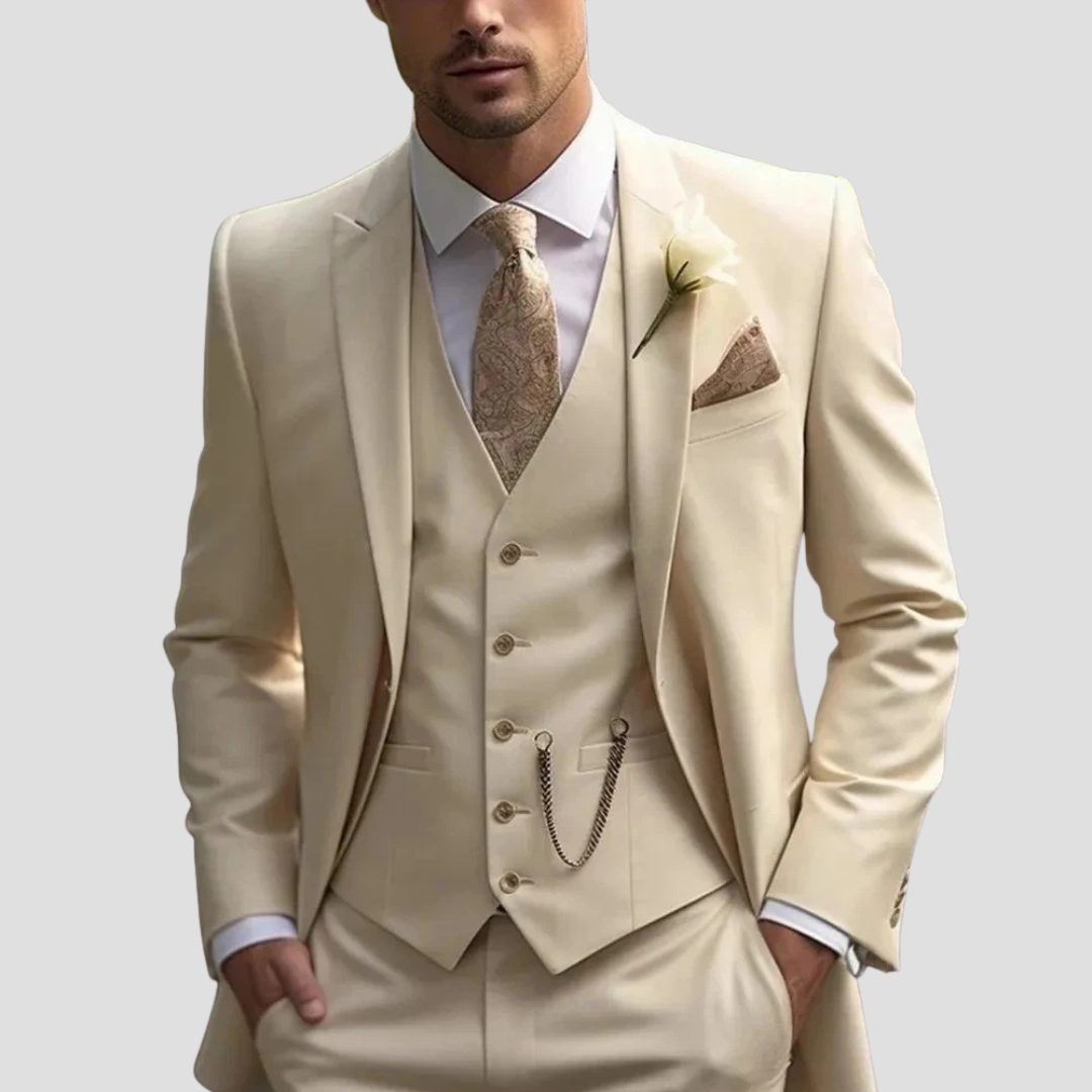Abito Formale da Uomo Tre Pezzi Slim Fit Sartoriale