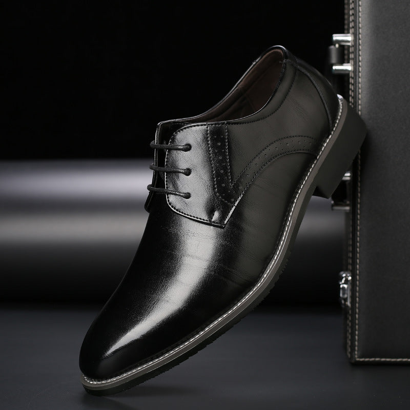 Scarpe Eleganti Uomo in Ecopelle con Allacciatura Classica