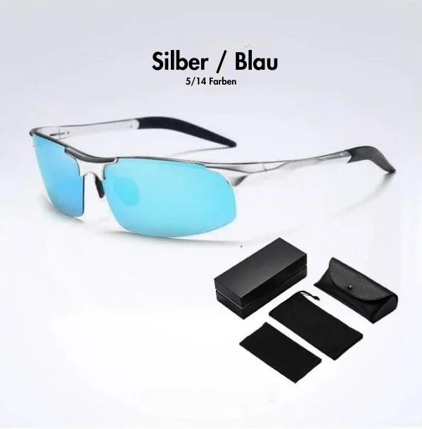 Occhiali da Sole da Uomo con Lenti Polarizzate Antiriflesso