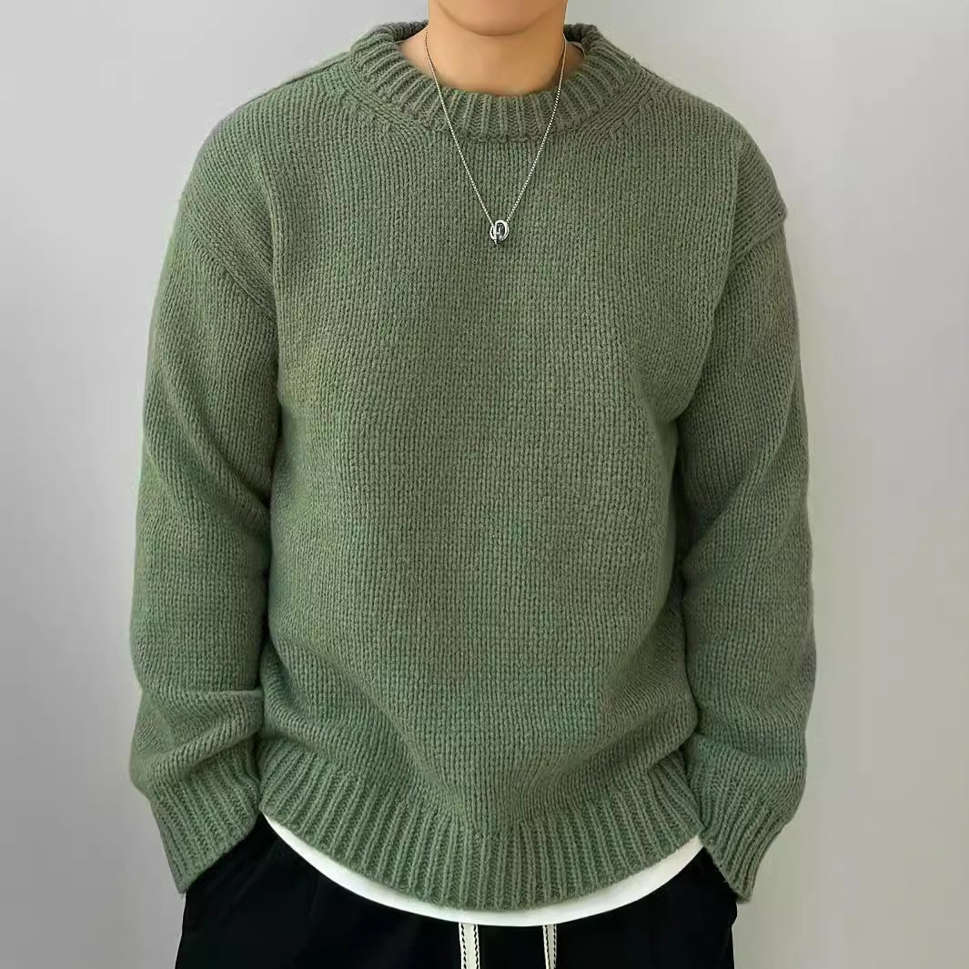 Maglione Uomo Girocollo in Maglia Morbida
