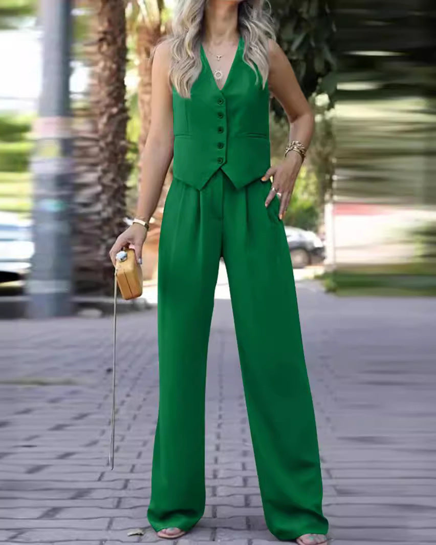 Elegantní dámský bezrukávový blazer