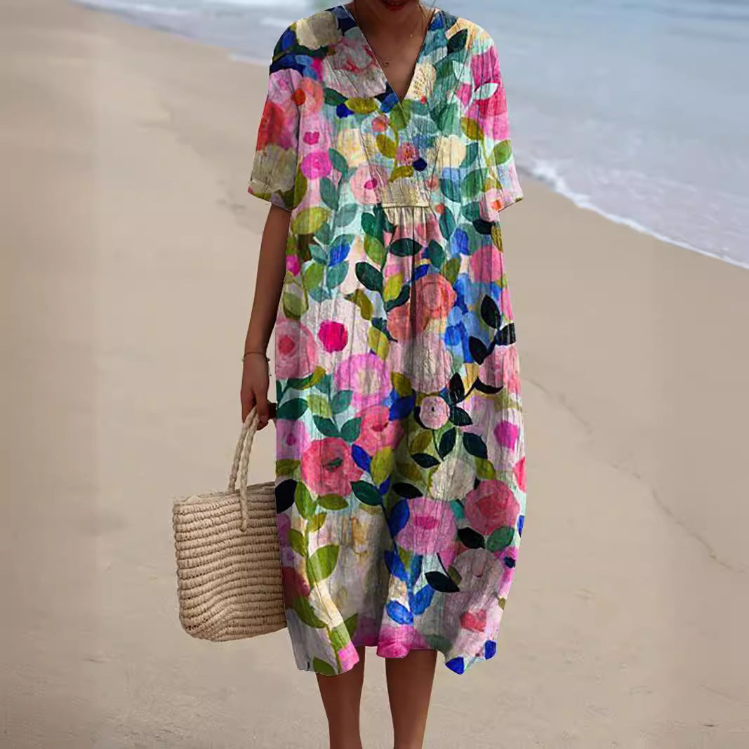 Floral Pattern Dress