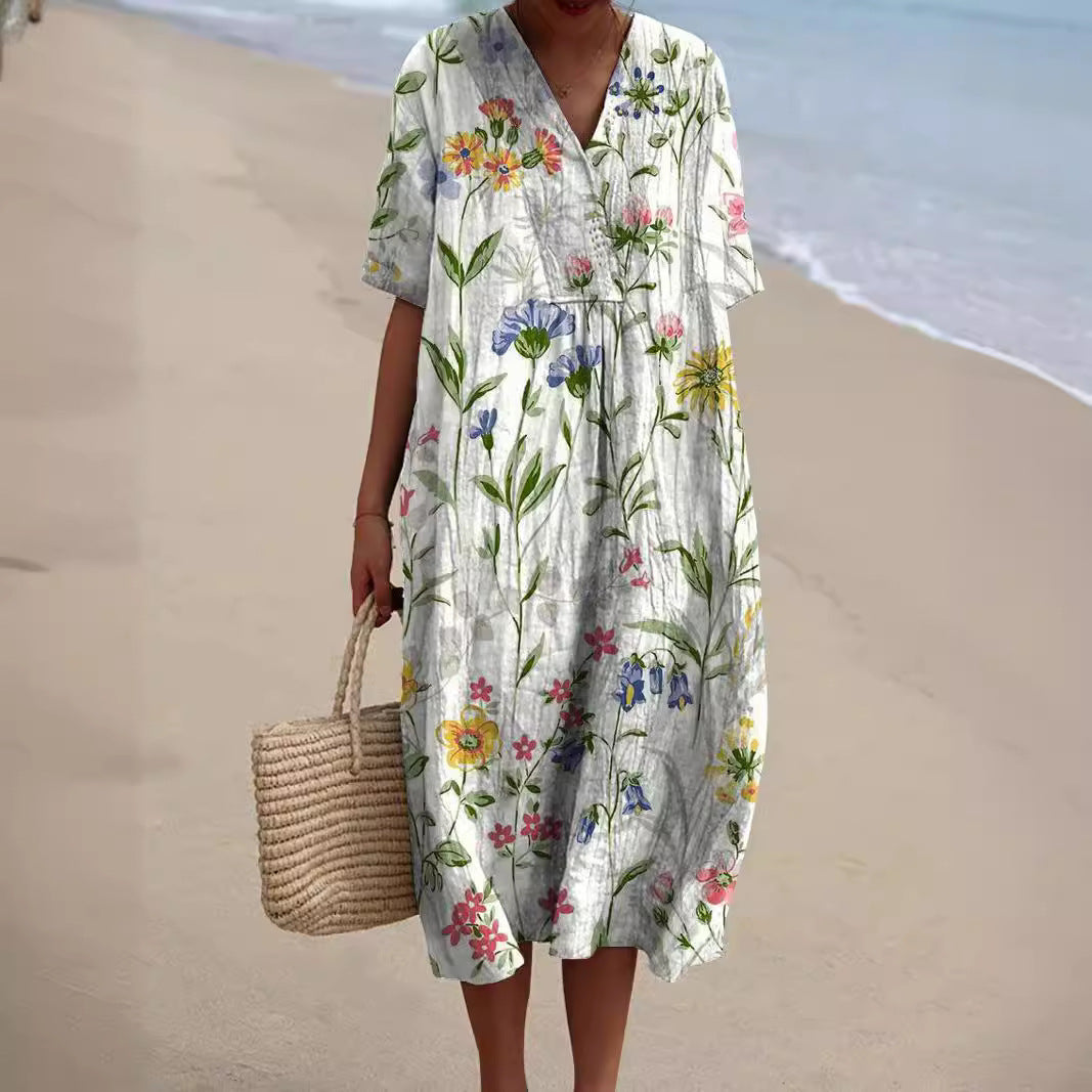 Floral Pattern Dress