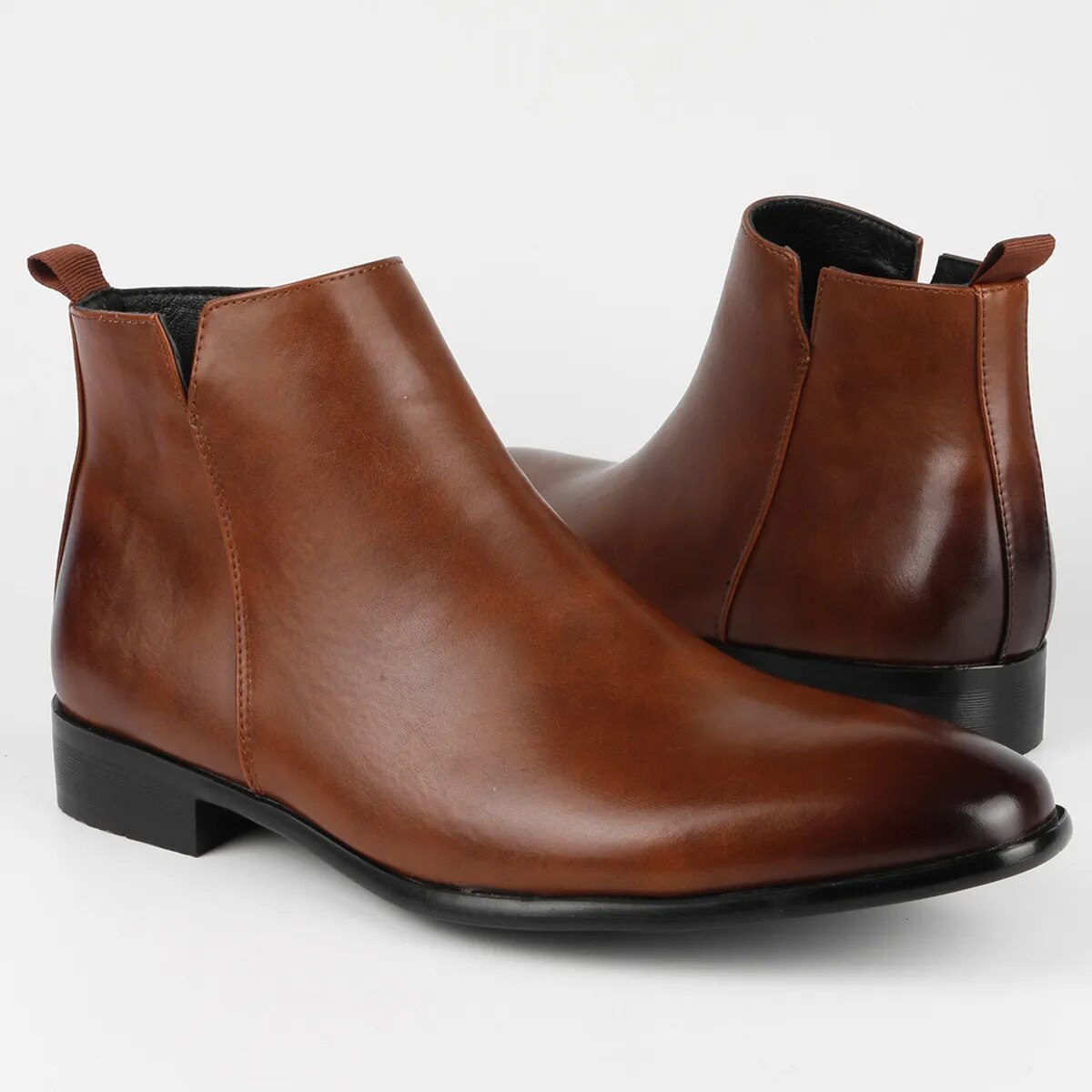 Bottines Chelsea confortables pour homme | Bottines classiques élégantes à bout pointu