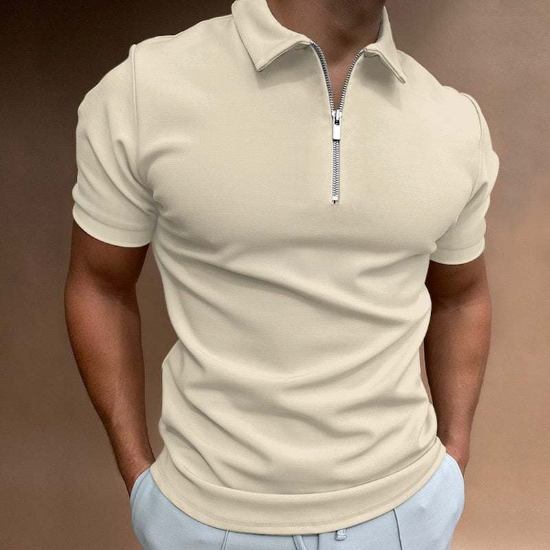 Polo Elegante Tinta Unita