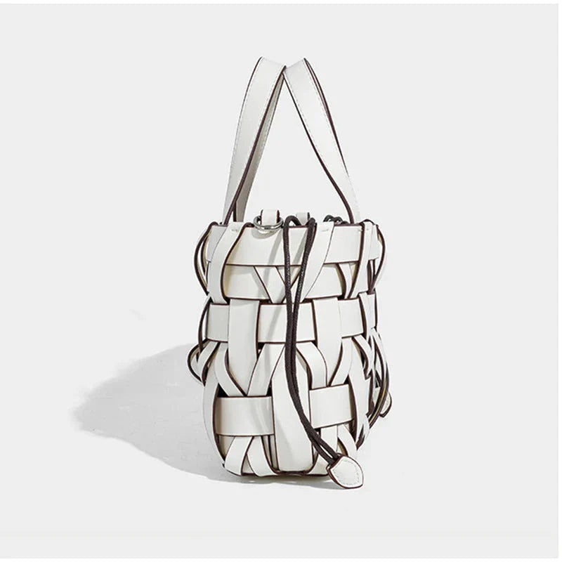Borsa a mano intrecciata Camille