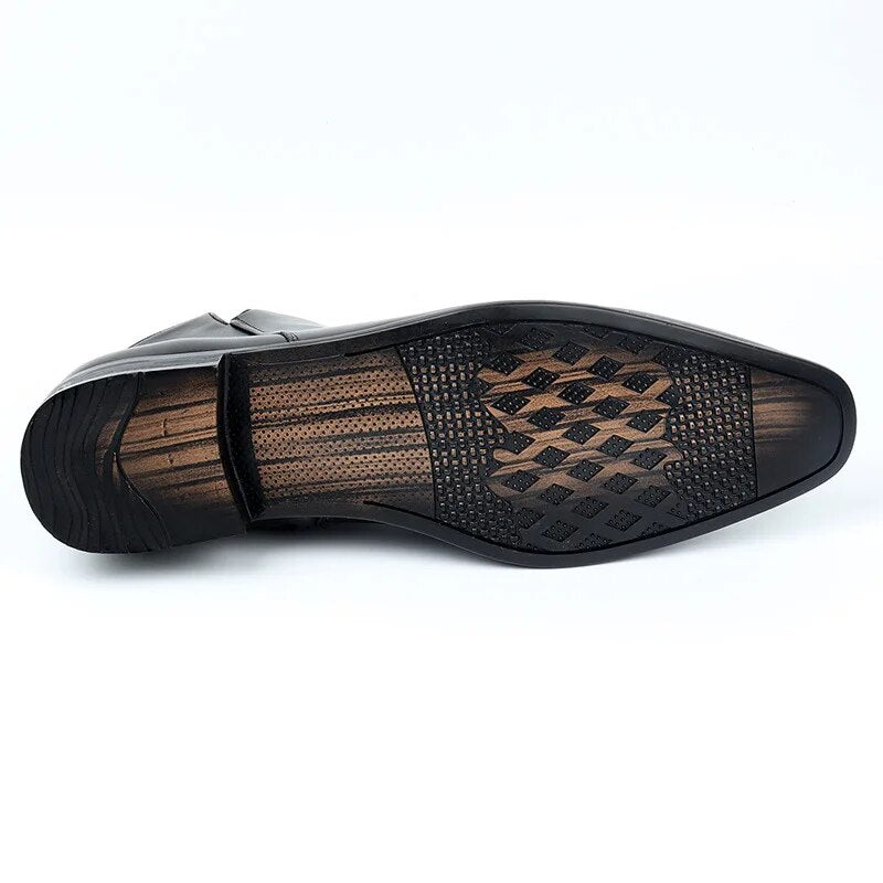 Bottines Chelsea confortables pour homme | Bottines classiques élégantes à bout pointu