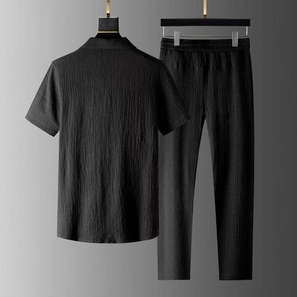 Ensemble confortable et polyvalent en coton pour homme