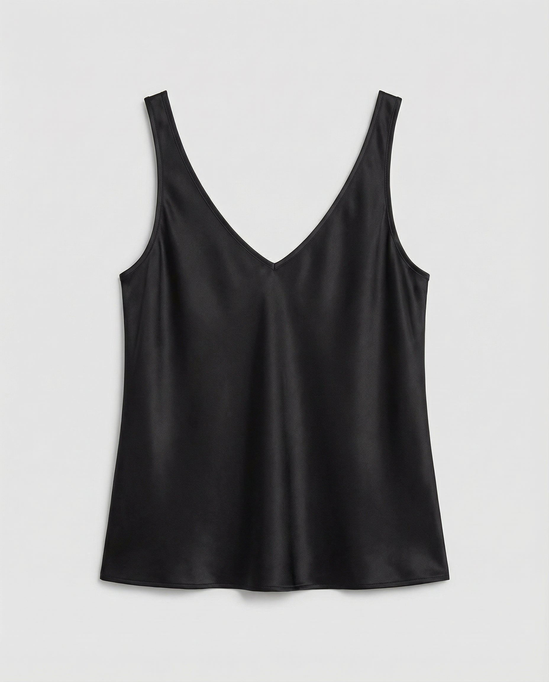 Canotta Donna in Raso con Scollo a V – Elegante, Leggera e Versatile