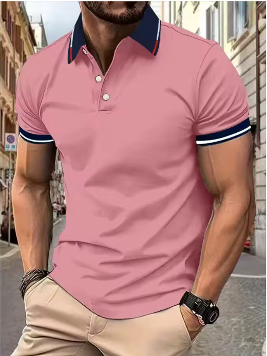 Polo uomo slim fit a maniche corte