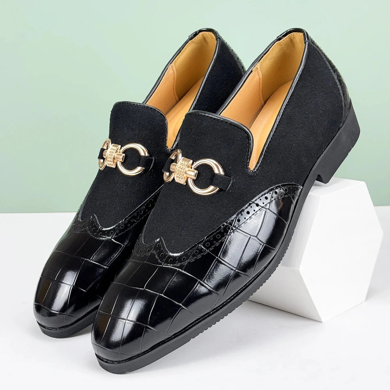 Mocasines de piel