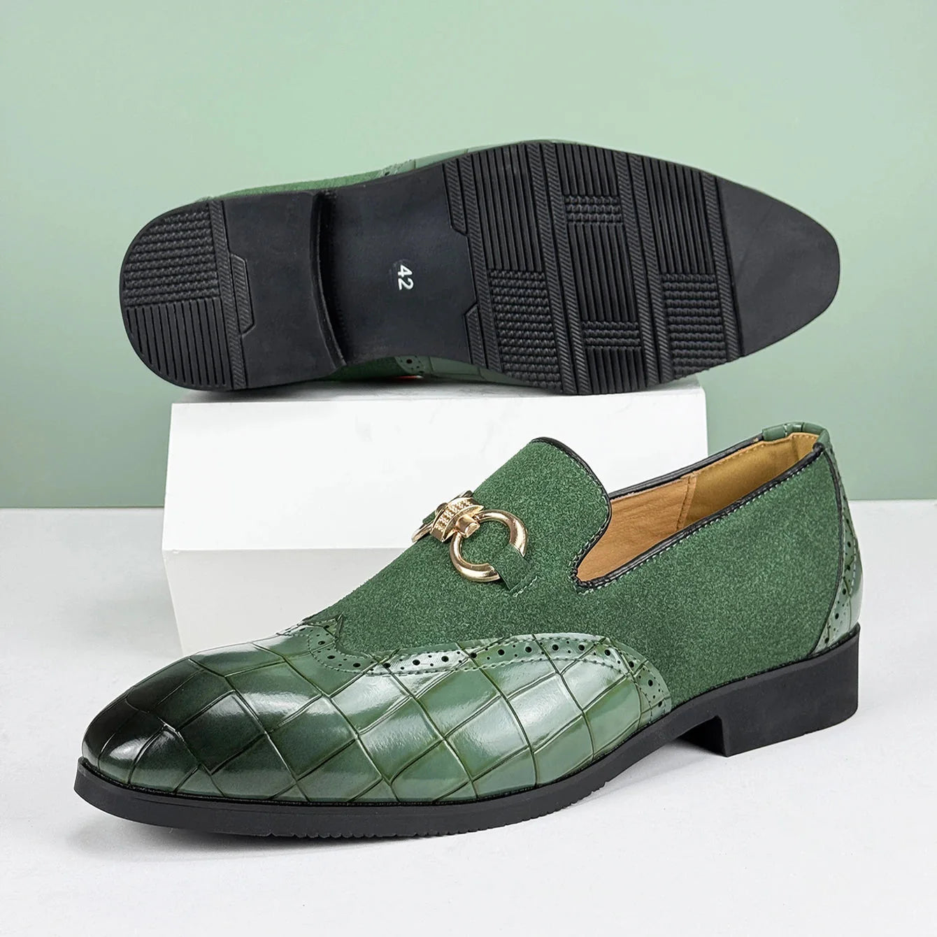 Mocasines de piel