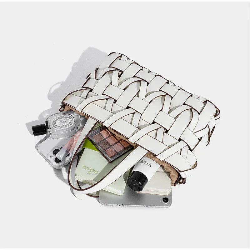Borsa a mano intrecciata Camille