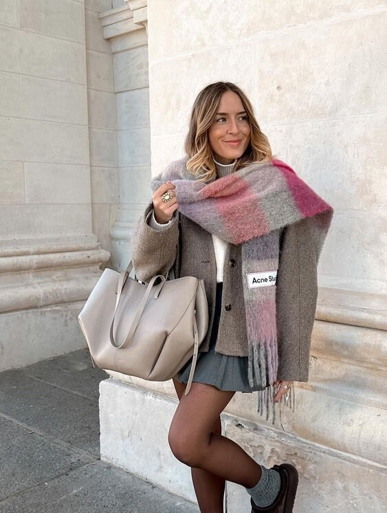 Elegante borsa tote vintage da donna - Grande borsa a mano in pelle con tracolla