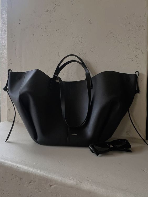Elegante borsa tote vintage da donna - Grande borsa a mano in pelle con tracolla