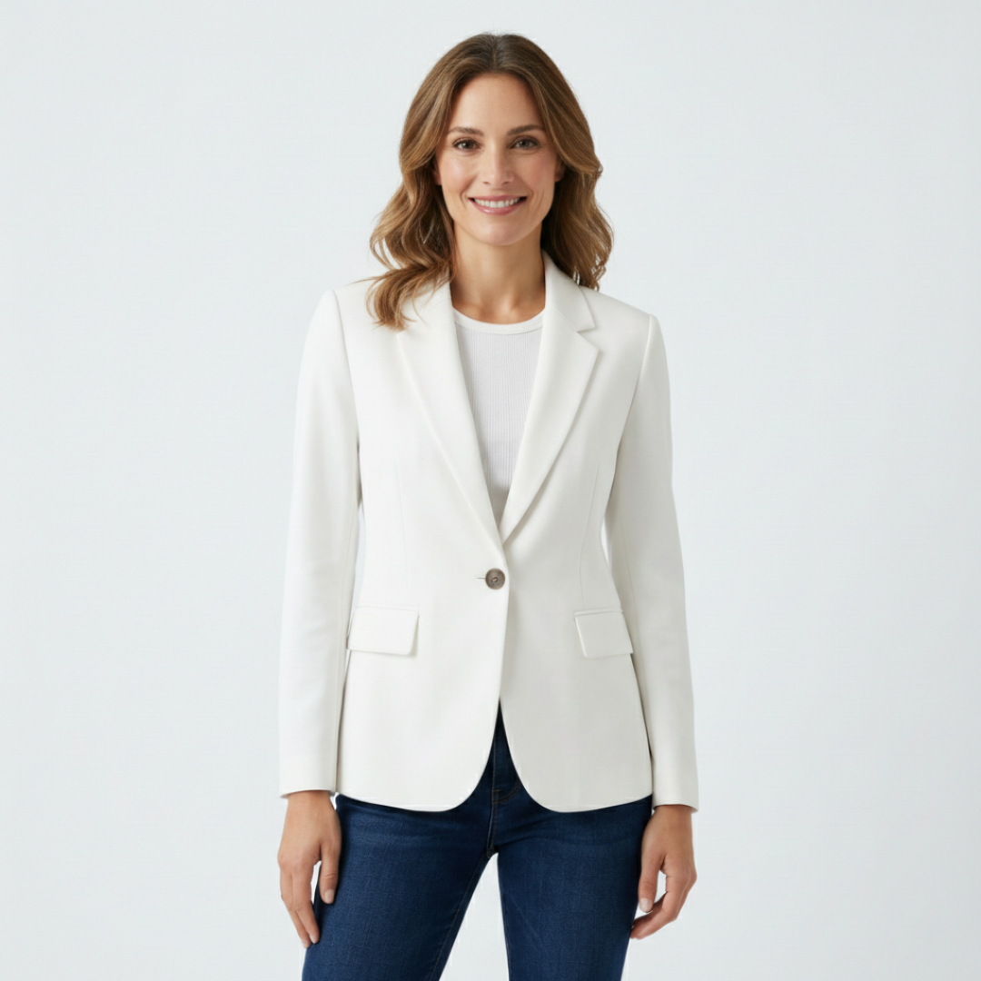Sofia | Blazer Donna con Chiusura a Un Bottone e Risvolto Classico | Professionale