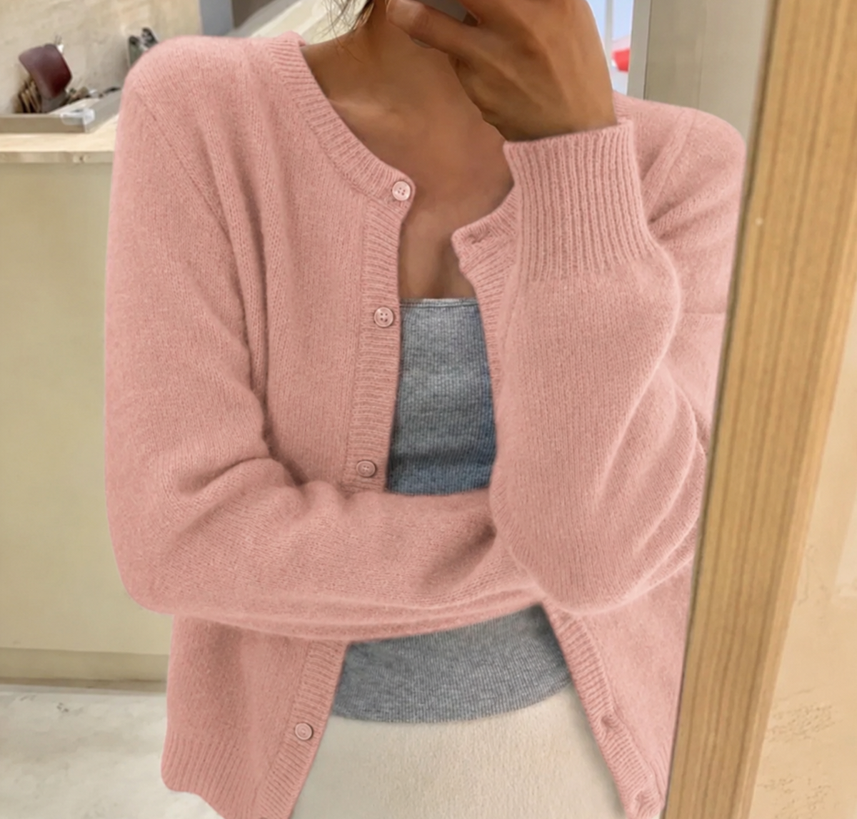 Cardigan en maille avec fermeture boutonnée