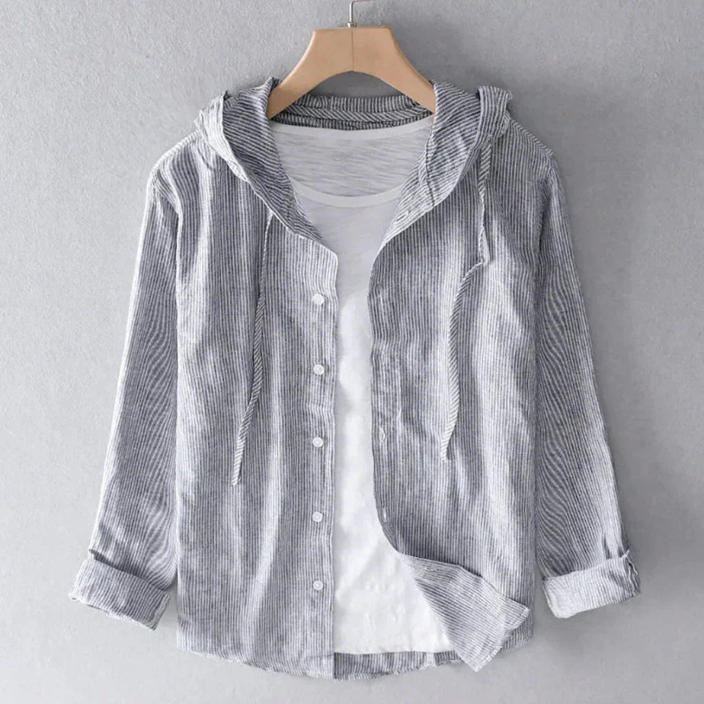 Blusa in lino traspirante da donna