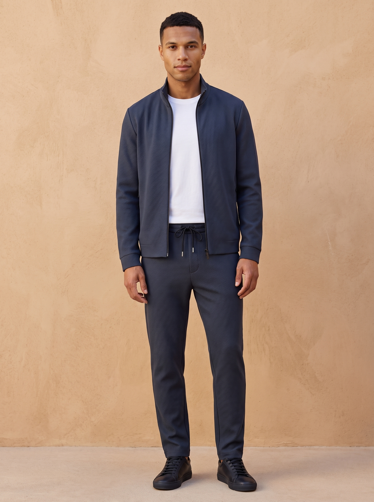 Completo da Uomo Due Pezzi con Giacca e Pantaloni Slim Fit