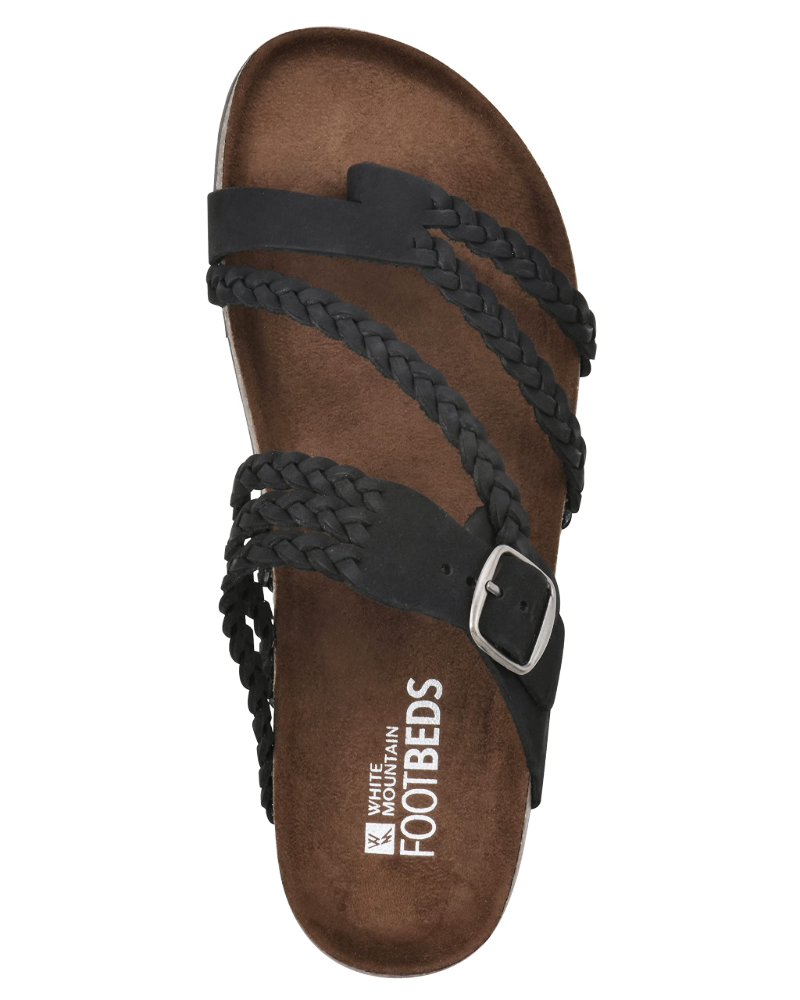 Sandali Infradito Intrecciati da Donna con Suola Comfort Sagomata e Fibbia Regolabile