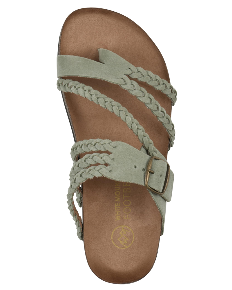 Sandali Infradito Intrecciati da Donna con Suola Comfort Sagomata e Fibbia Regolabile