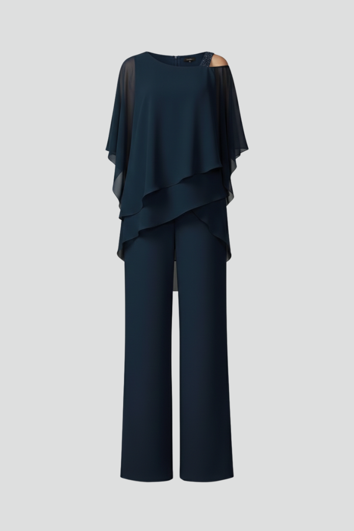 Isabel | Women's Wide-Leg Jumpsuit with Off-Shoulder Design