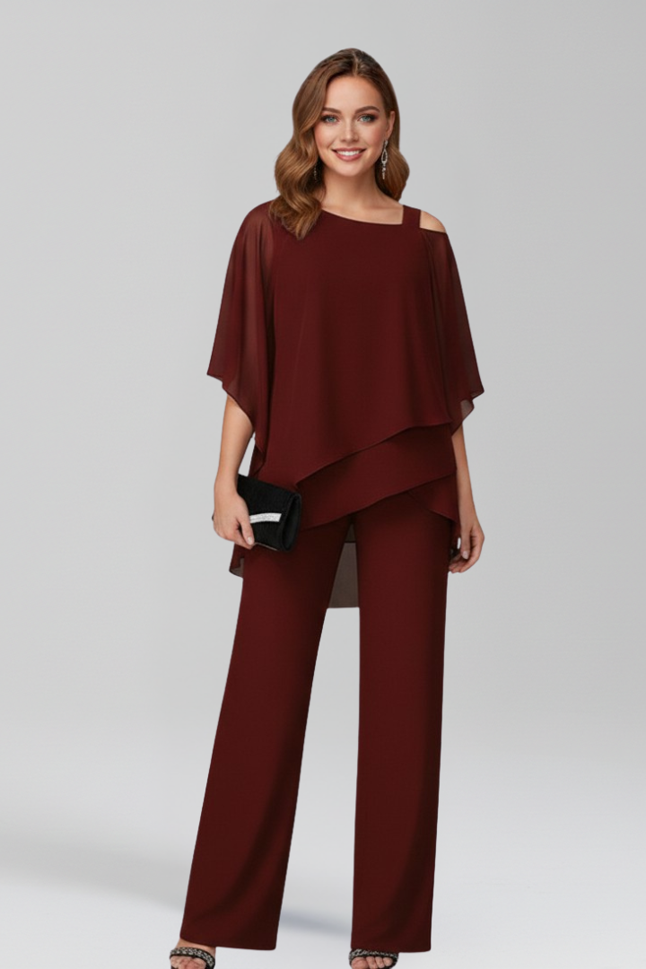 Isabel | Women's Wide-Leg Jumpsuit with Off-Shoulder Design