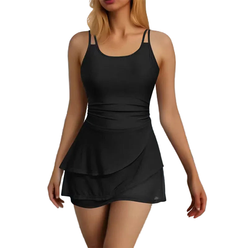 Costume Intero Donna con Gonna Integrata Modellante