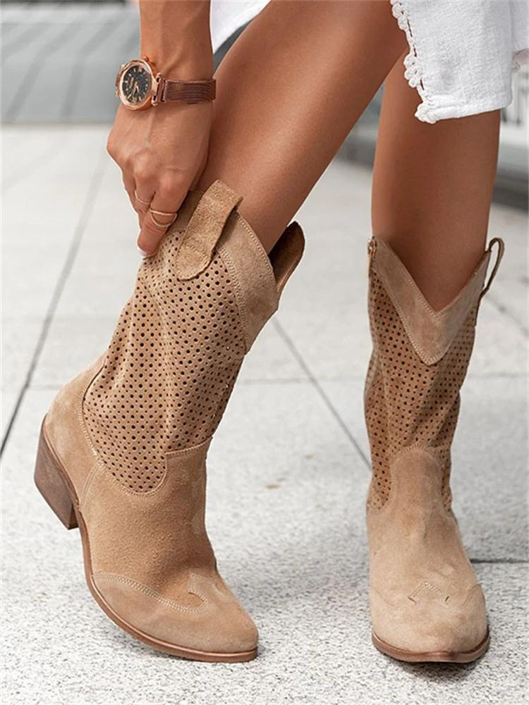 Women's Mid-Calf Western Boots