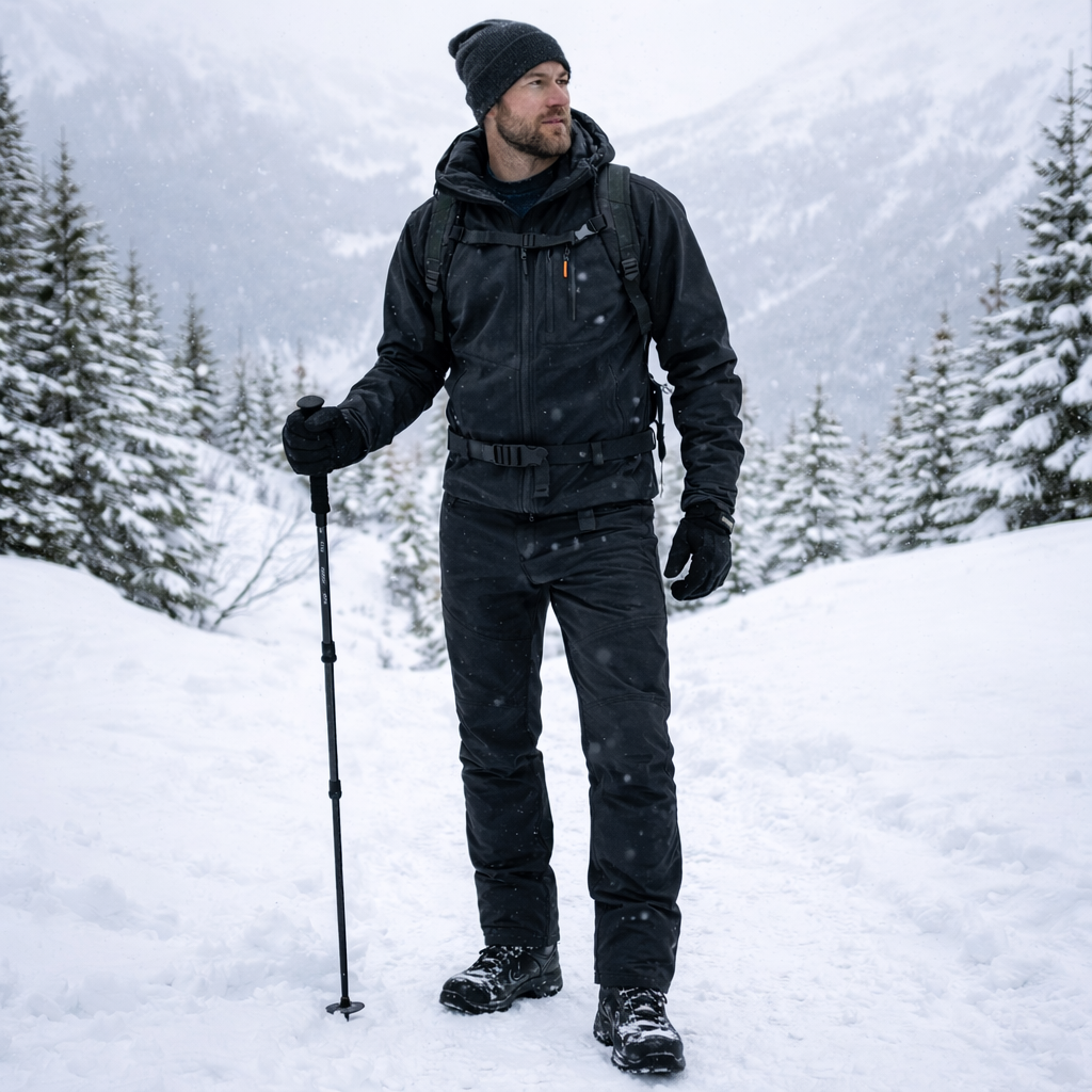 Polár bélelt outdoor nadrág