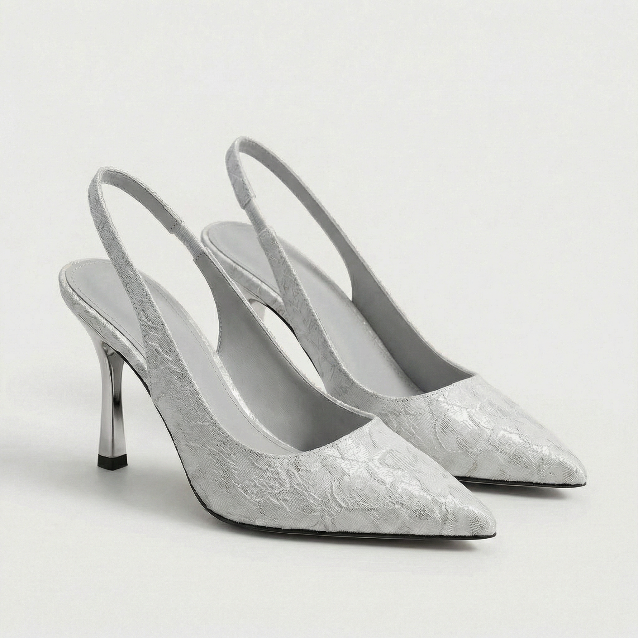 Women’s Pointed-Toe High-Heel Sandals – Elegant, Refined Slingbacks