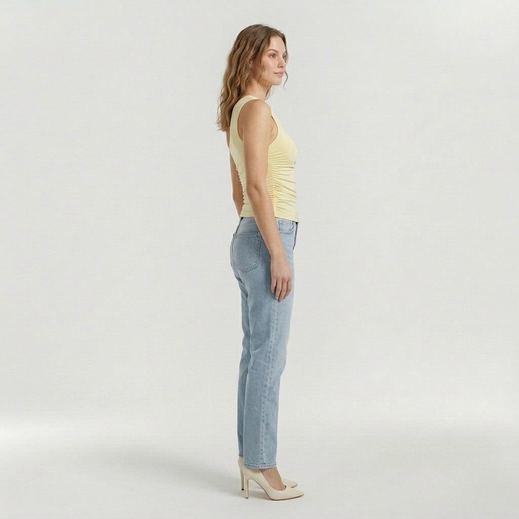 Top Canotta da Donna Slim Fit – Maglia Senza Maniche Basic Estiva