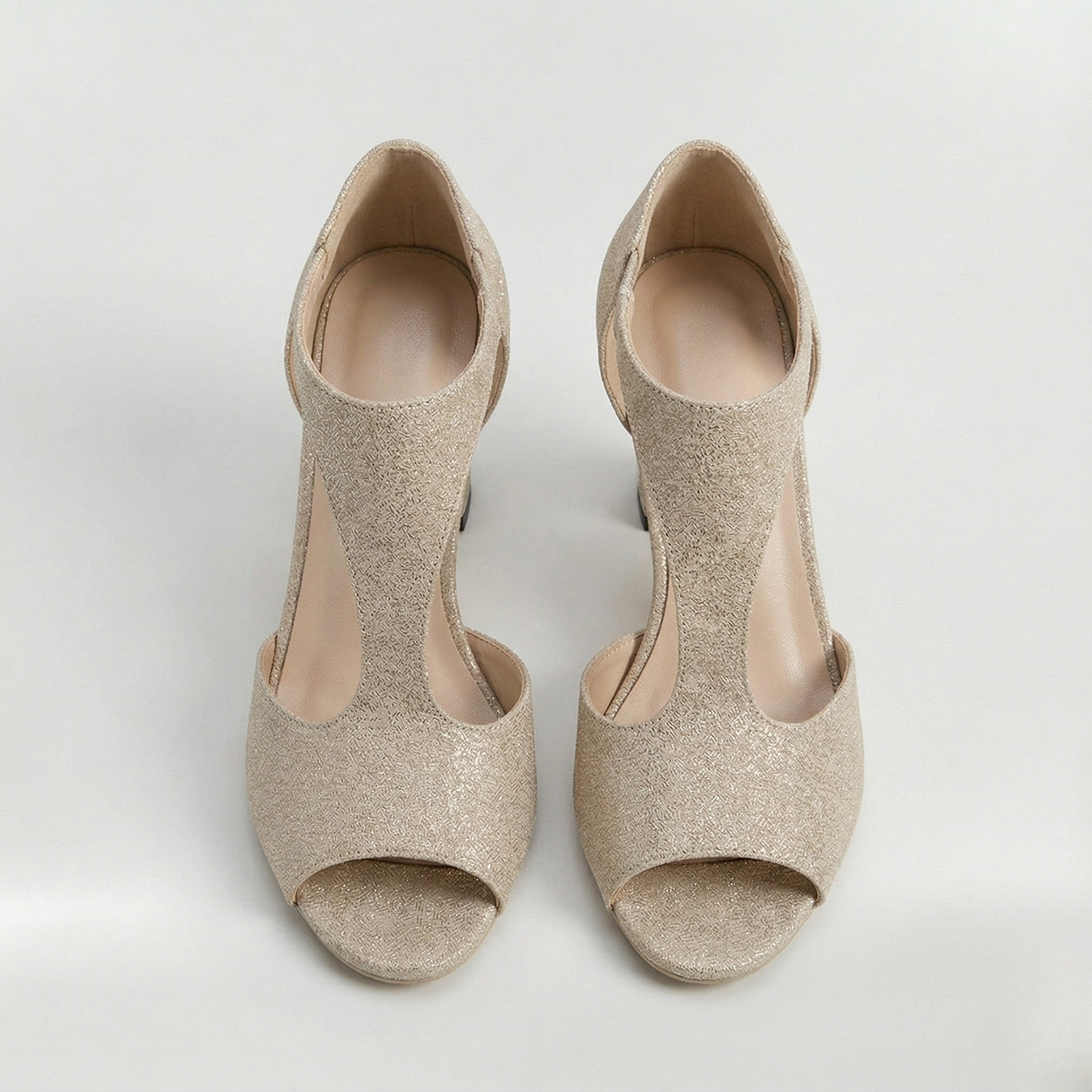 Sandales pour femme à talon moyen et bout ouvert, chaussures élégantes pour le soir et les cérémonies