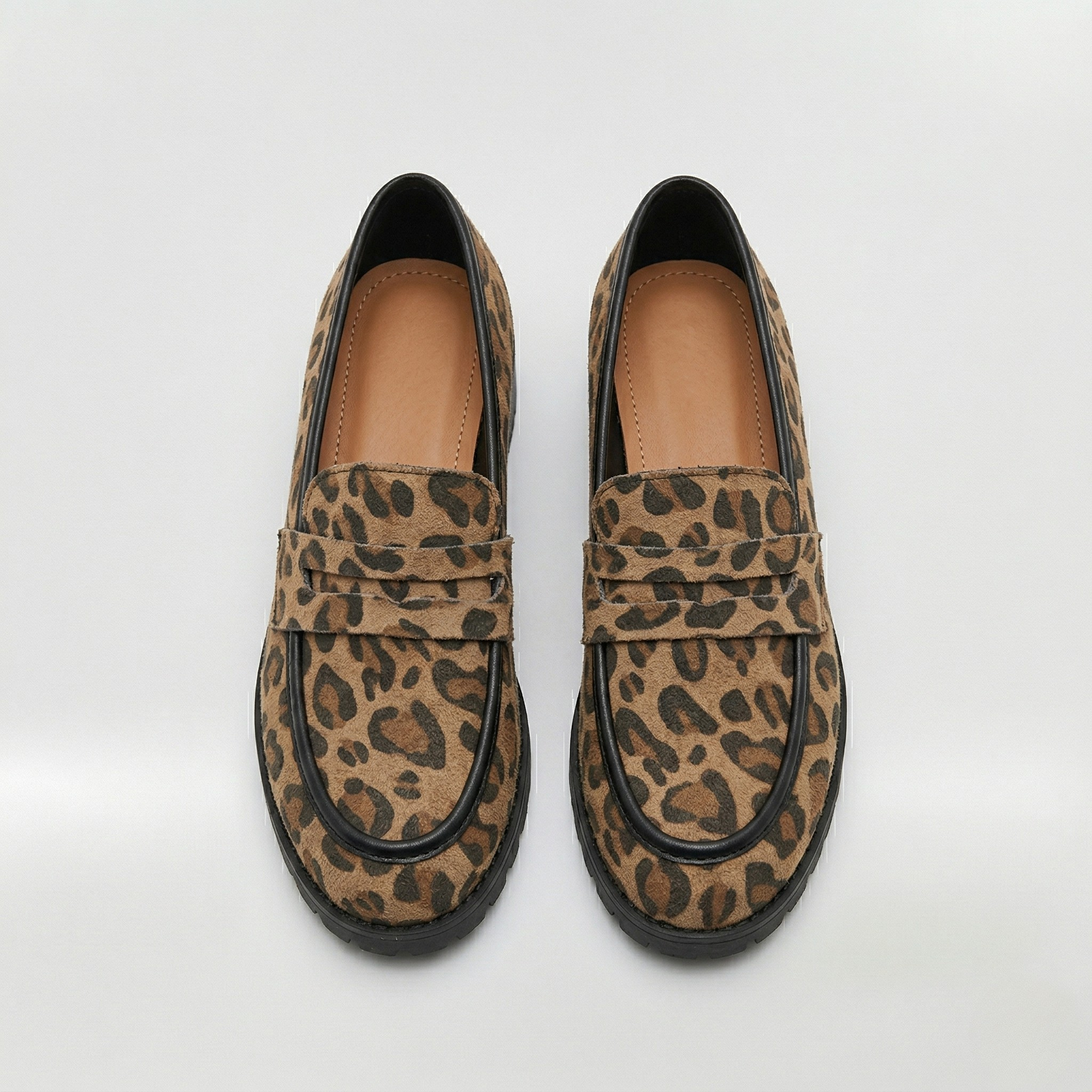 Mocassini leopardati da donna eleganti e confortevoli