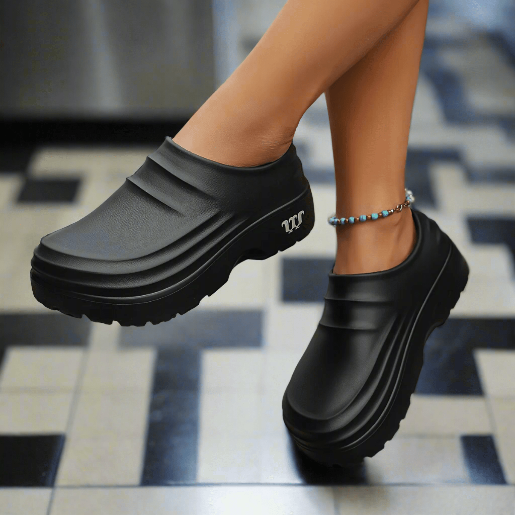 Zoccoli Slip-On Resistenti all'Acqua con Suola Ammortizzata