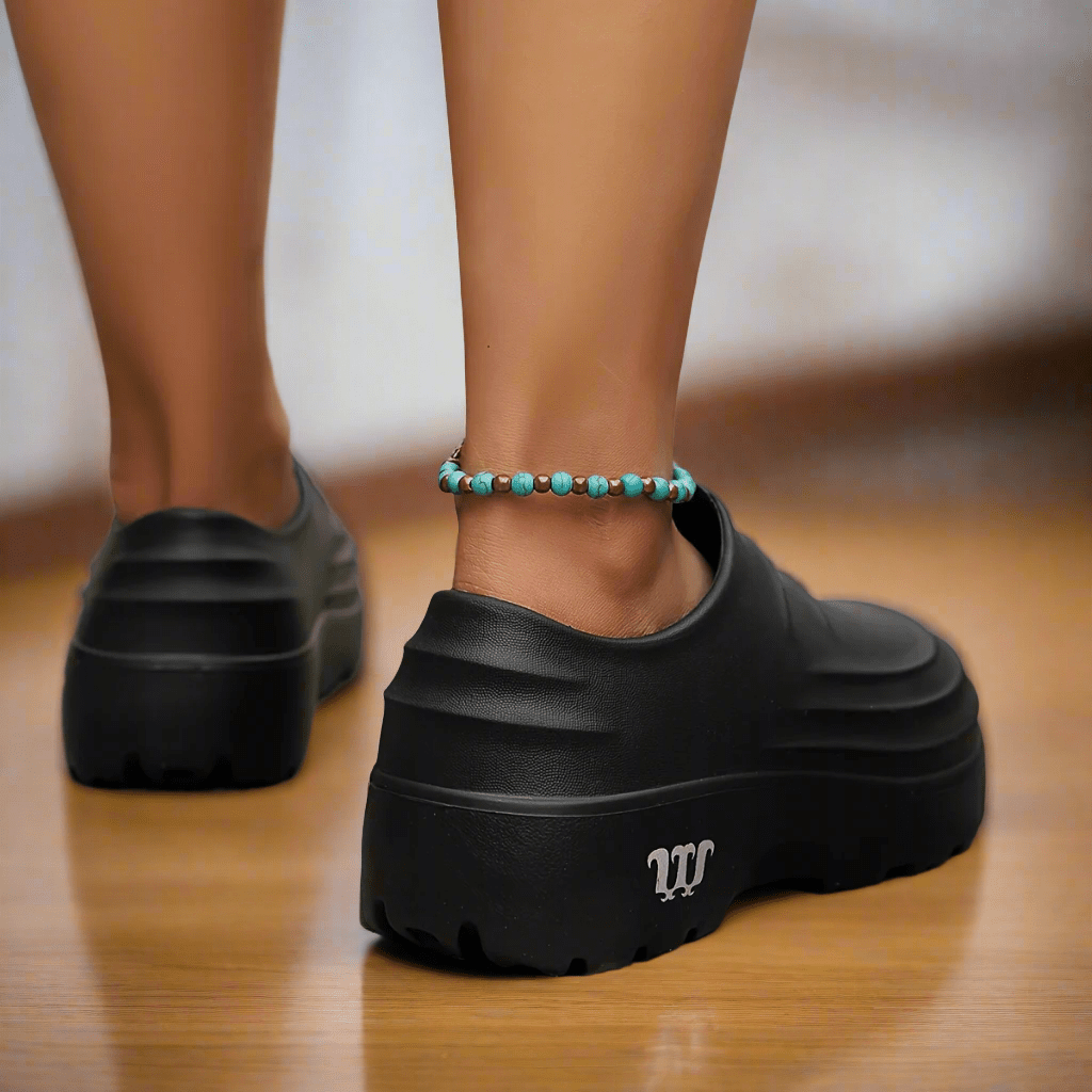 Zoccoli Slip-On Resistenti all'Acqua con Suola Ammortizzata