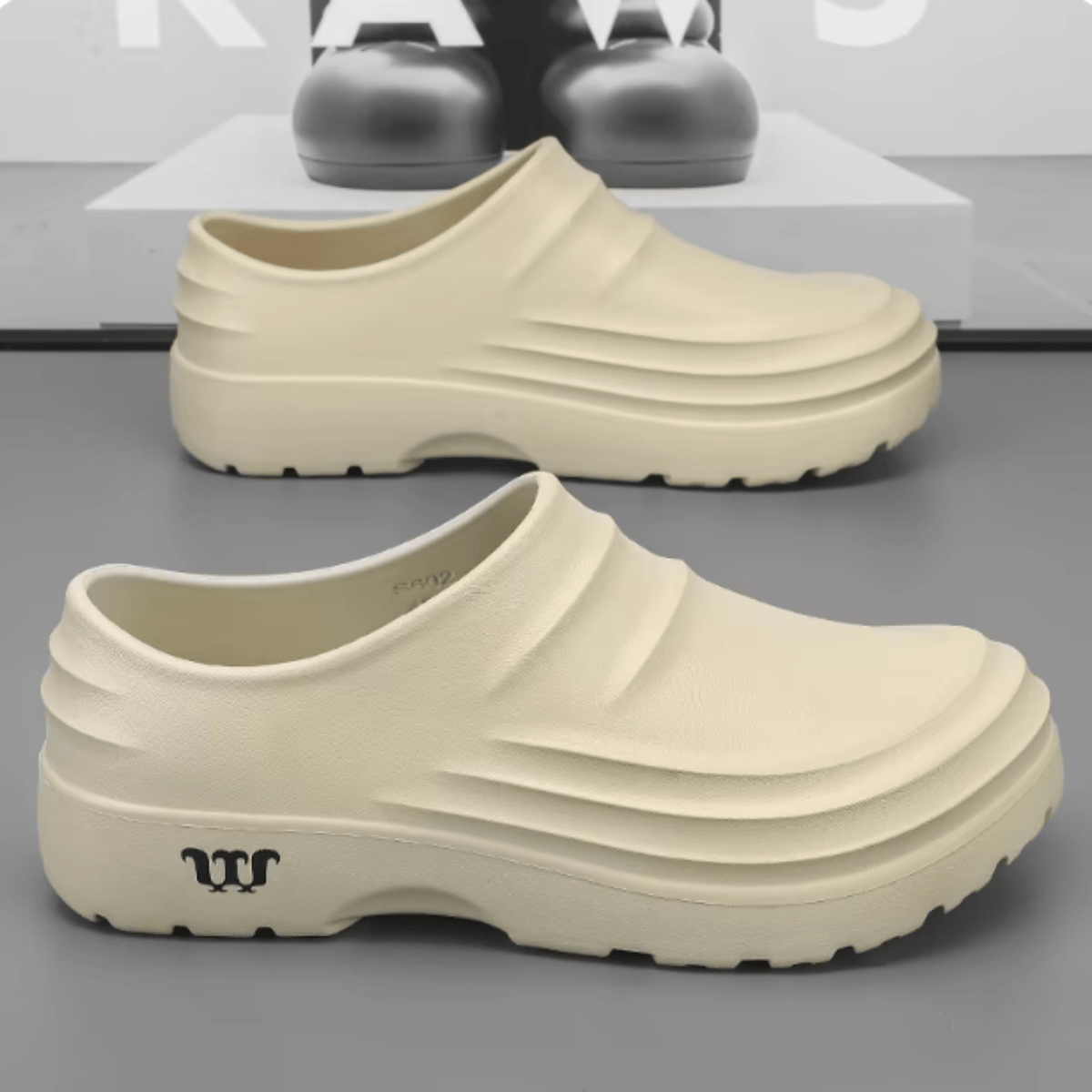 Zoccoli Slip-On Resistenti all'Acqua con Suola Ammortizzata