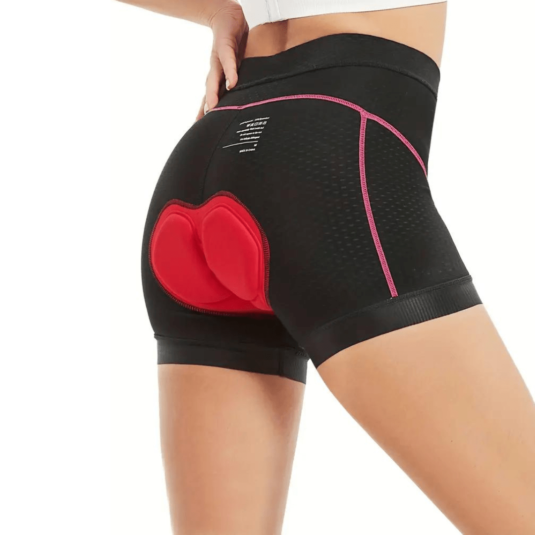 Pantaloncini da Ciclismo Traspiranti da Donna – Imbottitura in Gel e Vestibilità di Supporto