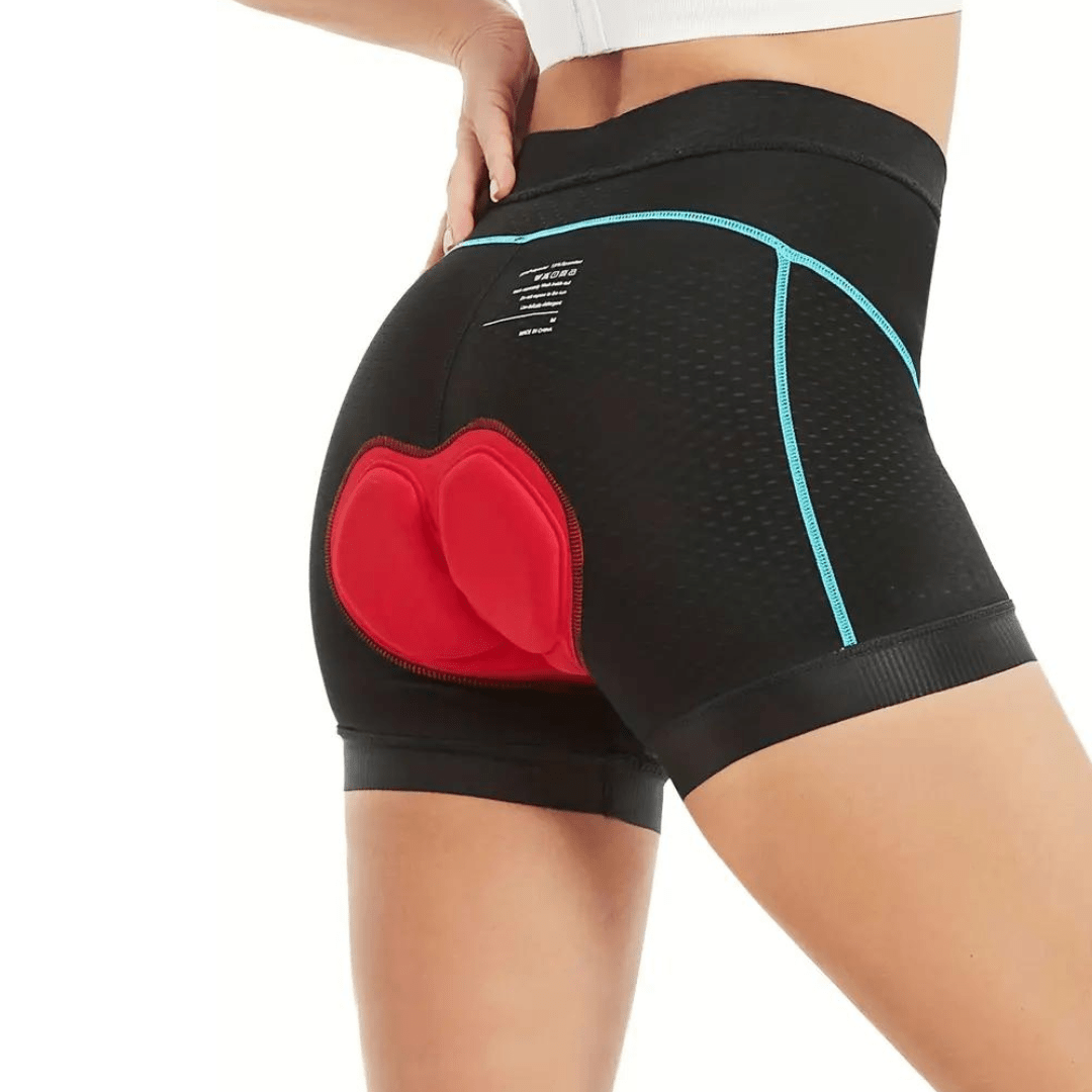 Pantaloncini da Ciclismo Traspiranti da Donna – Imbottitura in Gel e Vestibilità di Supporto