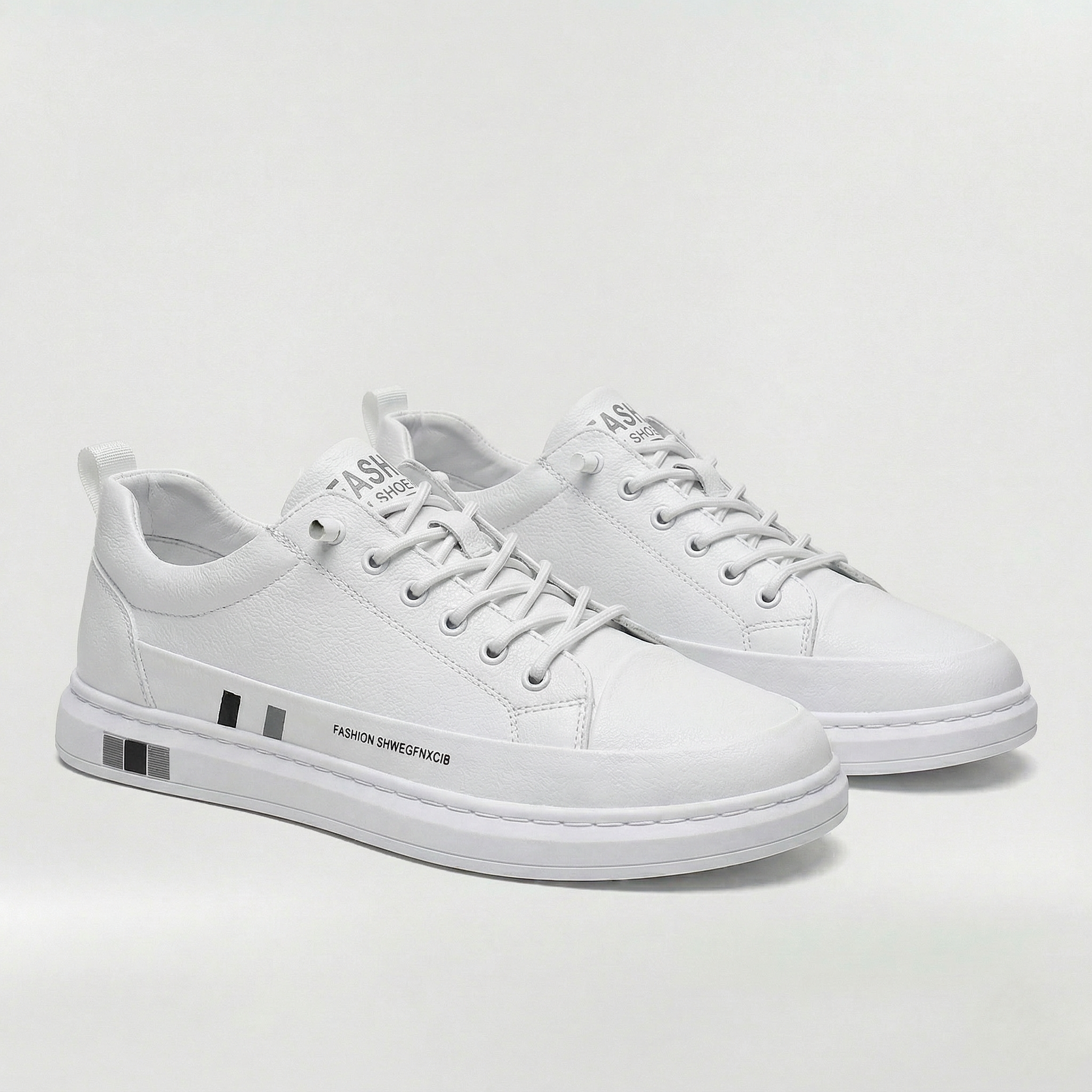Sneakers Uomo Casual in Pelle Sintetica con Lacci Scarpe Basse Sportive Urbane