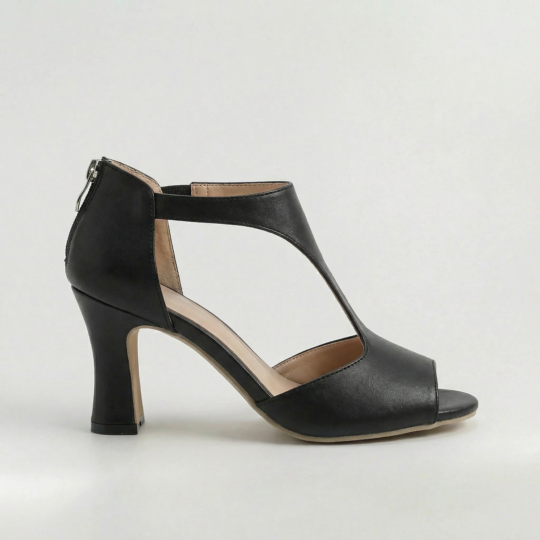 Sandales pour femme à talon moyen et bout ouvert, chaussures élégantes pour le soir et les cérémonies