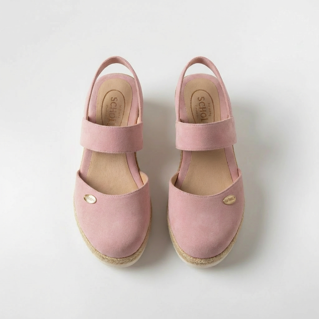 Women's espadrille sandals with strap and summer platform sole