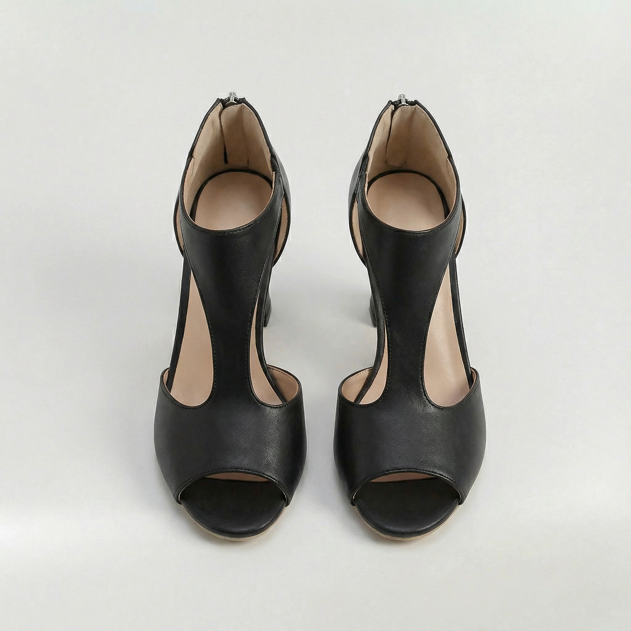 Sandales pour femme à talon moyen et bout ouvert, chaussures élégantes pour le soir et les cérémonies