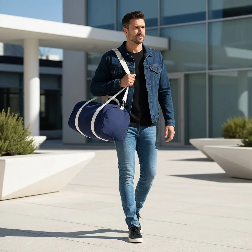 HARRINGTON OXFORD | BORSA BARREL IN CANVAS DA UOMO