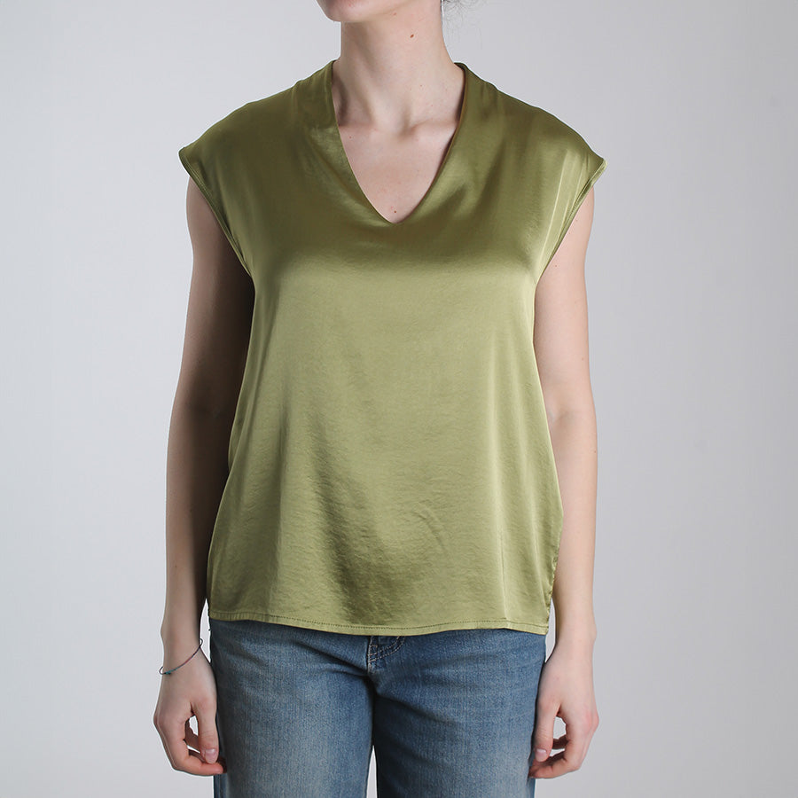 Blusa con scollo a V